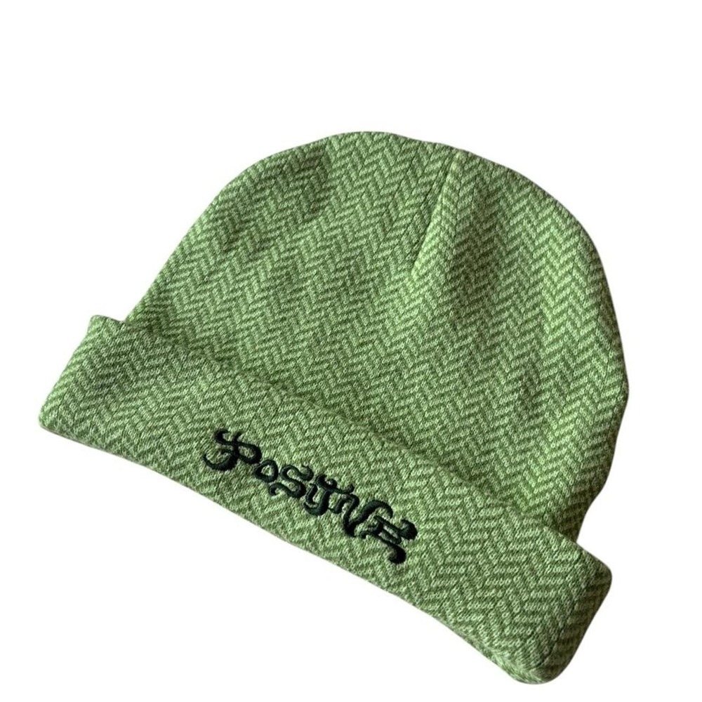 Grassroots California Nugatron Green Herringbone Limited Edition Beanie
